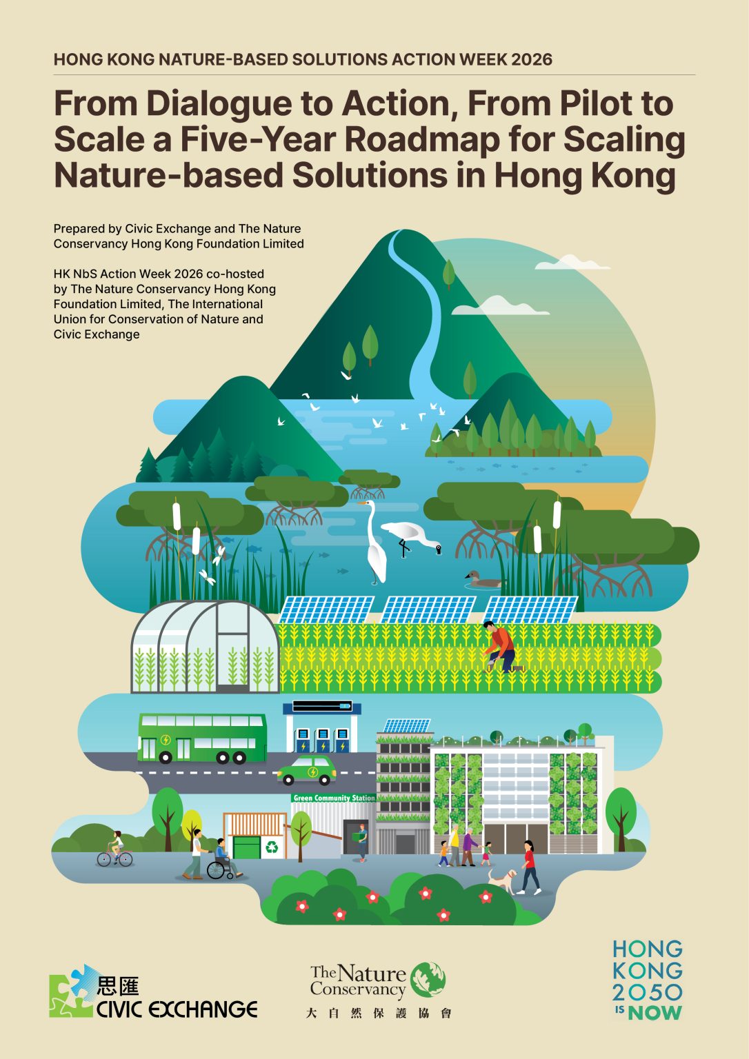From Dialogue to Action, From Pilot to
Scale a Five-Year Roadmap for Scaling
Nature-based Solutions in Hong Kong